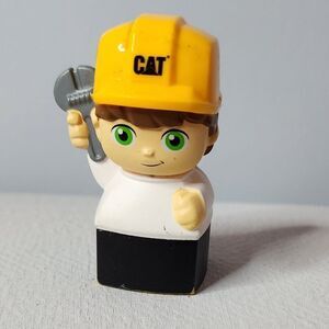 Mega Bloks Replacement Figure Man For Cat Dump Truck Construction Worker Toy